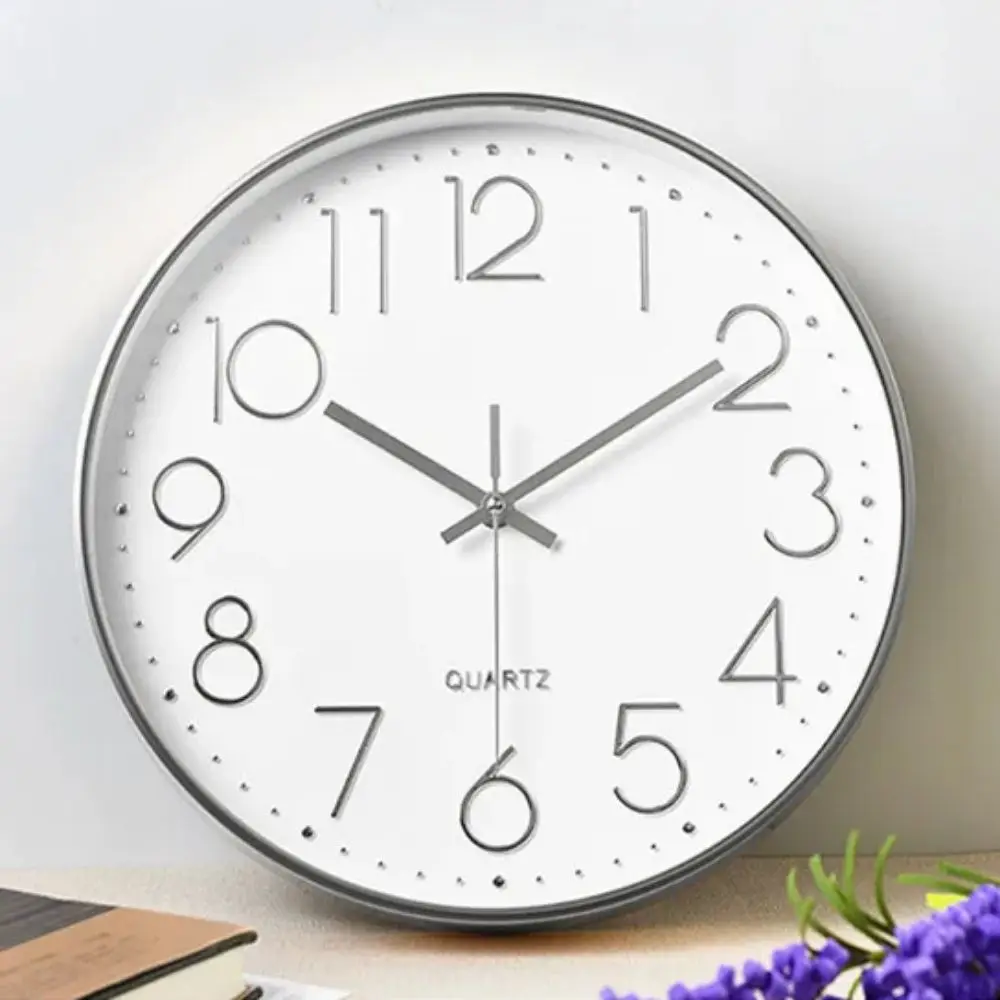8 Zoll 20 Cm Modische, Leise, Nicht Tickende Wanduhr, Kreative Dreidimensionale Wanduhr Mit Digitaler Skala Für Wohnzimmer Und Schlafzimmer 8 Zoll 20 Cm Modische, Leise, Nicht Tickende Wanduhr, Kreative Dreidimensionale Wanduhr Mit Digitaler Skala Für Wohnzimmer Und Schlafzimmer – Bild 6