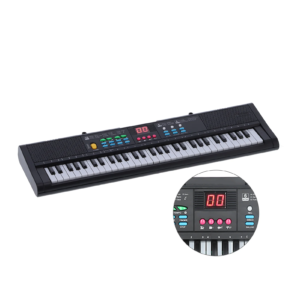 Elektrisches Klavier, multifunktionales Klavier, 61 Tasten, Tastatur, Klavierinstrument, digitales Klavierinstrument für Studio für Kinder