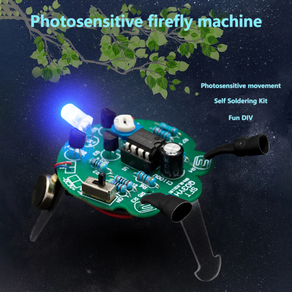 Intelligenter Roboter Folgt Die Lichtquelle, Um Sich Zu Bewegen. Led-Lichtjäger-Roboter, Diy-Roboterspielzeug, Lichtempfindlicher Sensor, Mobiles Roboterteil Intelligenter Roboter Folgt Die Lichtquelle, Um Sich Zu Bewegen. Led-Lichtjäger-Roboter, Diy-Roboterspielzeug, Lichtempfindlicher Sensor, Mobiles Roboterteil – Bild 5