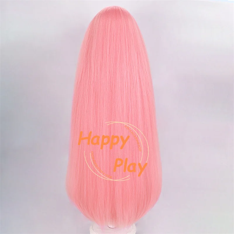 Vorgekrimpte Synthetische 500 G + 100 Cm Anime-Cosplay-Perücke, Rosa Serie, Universelle Dicke, Voluminöse Basic-Perücke Für Damen, Hitzebeständiges Haar Vorgekrimpte Synthetische 500 G + 100 Cm Anime-Cosplay-Perücke, Rosa Serie, Universelle Dicke, Voluminöse Basic-Perücke Für Damen, Hitzebeständiges Haar – Bild 4