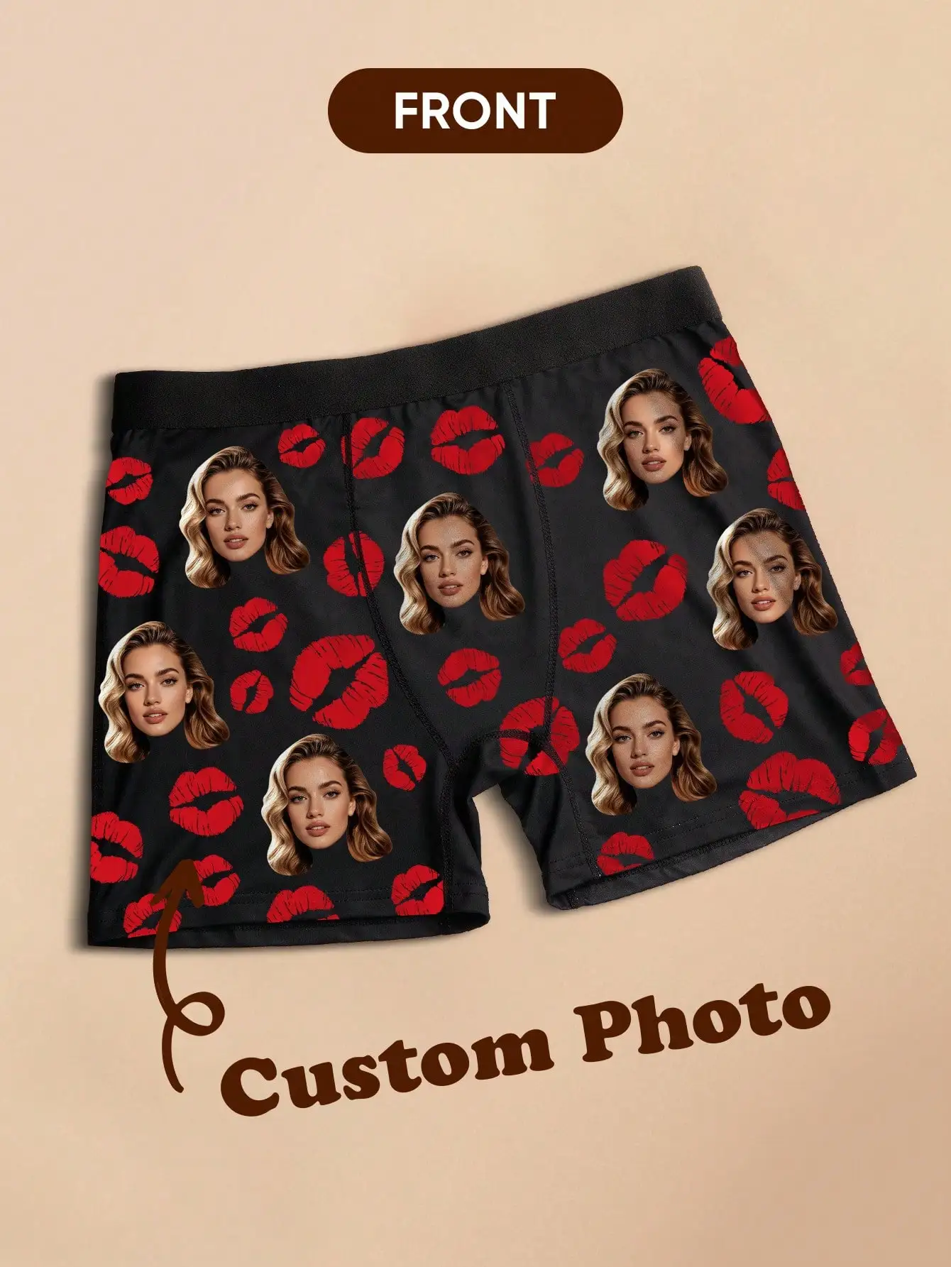 Personalisierte Herren-Boxershorts Mit Individuellem Foto, Lustige, Personalisierte Herren-Shorts, Sechs Größen Erhältlich, Geschenk Für Ihn Personalisierte Herren-Boxershorts Mit Individuellem Foto, Lustige, Personalisierte Herren-Shorts, Sechs Größen Erhältlich, Geschenk Für Ihn – Bild 2
