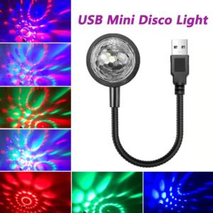 DJ Beleuchtung Sound Party Auto USB Mini Disco Ball Lichter RGB Multi Farbe Auto Atmosphäre Raum Dekorationen Lampe Magie Strobe Licht