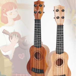 38 cm Kinder-Gitarrenspielzeug kann zum Spielen von Grundinstrumenten mit Paddeln, die Yukrili-Musikspielzeug simulieren