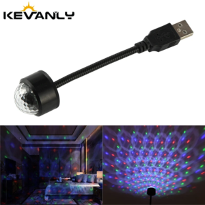 Dj Beleuchtung Sound Party Auto USB Mini Disco Ball Lichter RGB Multi Farbe Auto Atmosphäre Raum Dekorationen Lampe Magie Strobe Licht