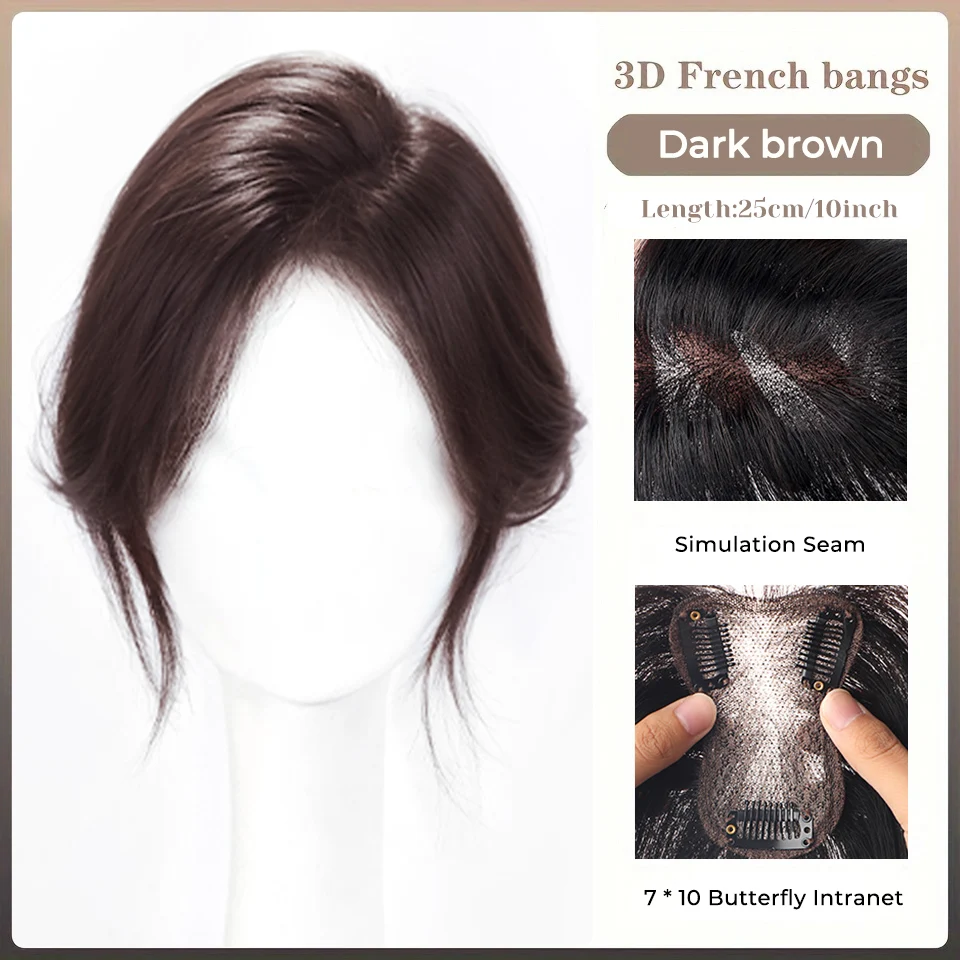 Olacare Wig Woman Figure-Eight Bangs Increase Amount Simulation Of Human Hair Bangs Clip-In Extensions Synthetic Closure Olacare Wig Woman Figure-Eight Bangs Increase Amount Simulation Of Human Hair Bangs Clip-In Extensions Synthetic Closure – Bild 7