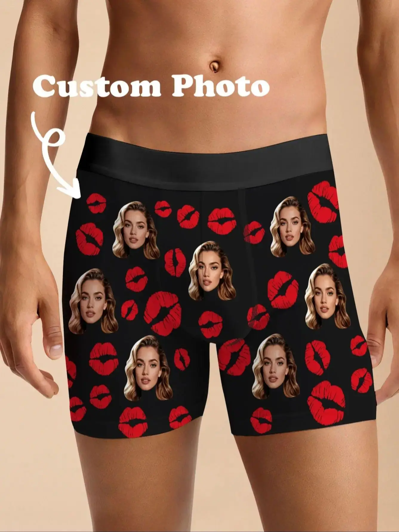 Personalisierte Herren-Boxershorts Mit Individuellem Foto, Lustige, Personalisierte Herren-Shorts, Sechs Größen Erhältlich, Geschenk Für Ihn Personalisierte Herren-Boxershorts Mit Individuellem Foto, Lustige, Personalisierte Herren-Shorts, Sechs Größen Erhältlich, Geschenk Für Ihn – Bild 7
