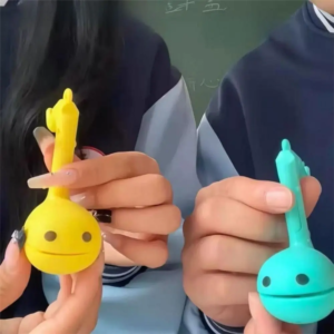 Mini Size Electronic Musical Instrument Toy with Hanging Hole Carton Electronic Keychain Musical Toy 10 Songs Fun