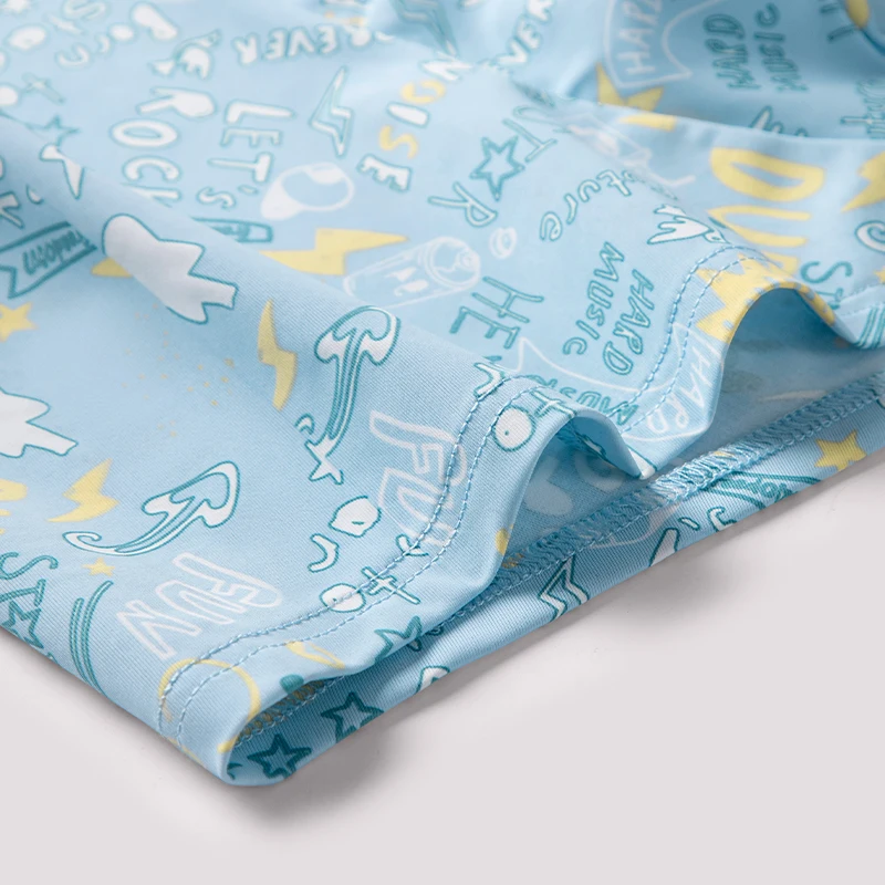 Miiow 4Pcs Ice Silk Men Boxers 10A Antibacterial Crotch Man Panties Underpants Breathable Cartoon Print Men'S Underwear Trunks Miiow 4Pcs Ice Silk Men Boxers 10A Antibacterial Crotch Man Panties Underpants Breathable Cartoon Print Men'S Underwear Trunks – Bild 3