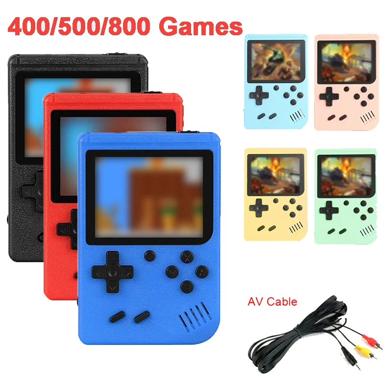 Built-In 400/500/800 Classic Games Arcade Retro Console Games Console For Game Boy Emulator Tv Video Game Handheld Game Player Built-In 400/500/800 Classic Games Arcade Retro Console Games Console For Game Boy Emulator Tv Video Game Handheld Game Player
