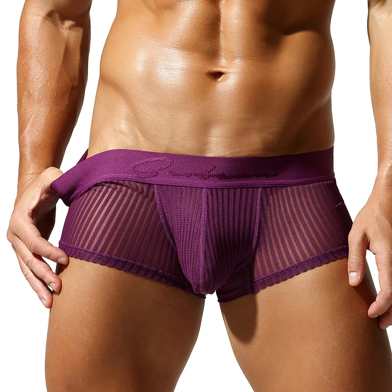 Seobean New Men'S Translucent Boxer Brief Underwear Comfortable Polyester Boxer Shorts For Men Seobean New Men'S Translucent Boxer Brief Underwear Comfortable Polyester Boxer Shorts For Men – Bild 8