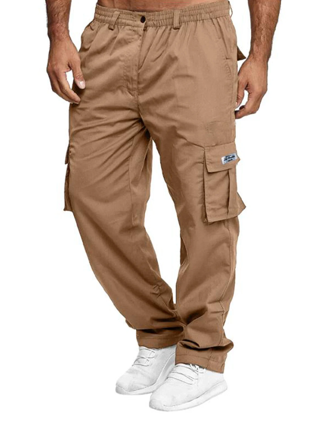 Männer Cargo Hosen Jogginghose Outdoor Lose Gerade Lange Hosen Sommer Casual Multi-Tasche Langlebige Arbeitskleidung Männliche Hosen Männer Cargo Hosen Jogginghose Outdoor Lose Gerade Lange Hosen Sommer Casual Multi-Tasche Langlebige Arbeitskleidung Männliche Hosen – Bild 2