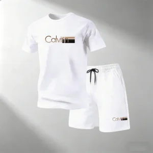 2026 Sommer Herren Streetwear 2-teiliges Set O-Neck T-Shirt + Sportshorts Schnelltrocknend Fitness Gym Laufanzug Heißer Verkauf Mode Freizeit