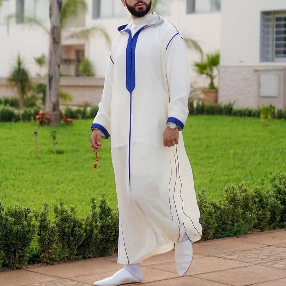 New 2025 Traditional Muslim Clothing Eid Middle East Jubba Thobe Men Thobe Arab Muslim Robes With Long Sleeves Gifts For Husband New 2025 Traditional Muslim Clothing Eid Middle East Jubba Thobe Men Thobe Arab Muslim Robes With Long Sleeves Gifts For Husband – Bild 3