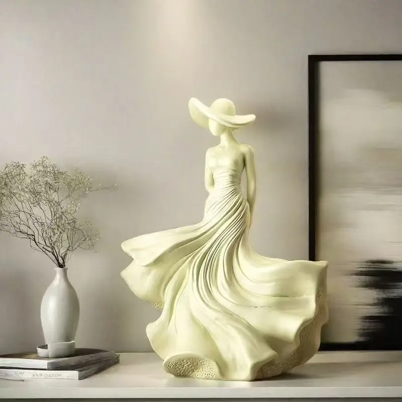 Resin Female Statue Sculpture Modern Woman Figurine Home Decor Art Craft For Living Room Bedroom Office Shelf Desktop Decoration Resin Female Statue Sculpture Modern Woman Figurine Home Decor Art Craft For Living Room Bedroom Office Shelf Desktop Decoration – Bild 2