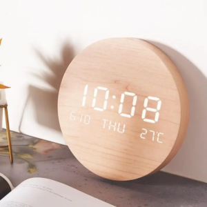 Geräuschlose Wanduhr, Nicht Tickende Wohnzimmer-Dekor-Uhr, Moderne Schlichte Digitaluhr für Wohnzimmer und Schlafzimmer