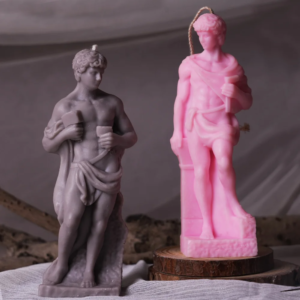 Muskulöser Mann Kerzenform DIY Bodybuilder Skulptur David Statue Harz Gips Handwerk Silikonform Kreative Desktop-Heimdekoration
