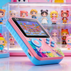 G5 Handheld Game Console with 500 Classic Retro Games 3.0Inch Screen Portable Gamepad Rechargeable Battery Gift