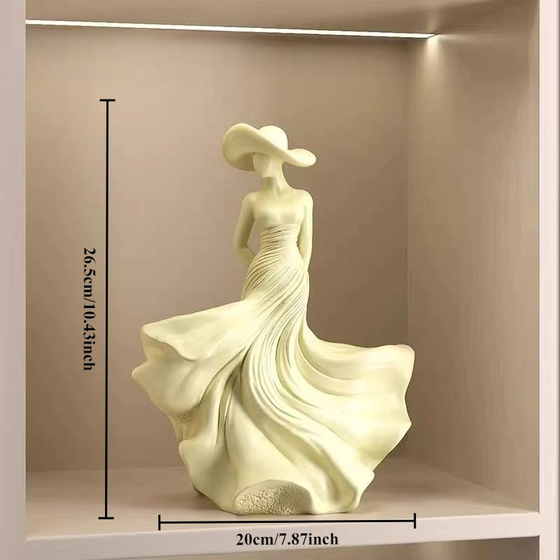 Resin Female Statue Sculpture Modern Woman Figurine Home Decor Art Craft For Living Room Bedroom Office Shelf Desktop Decoration Resin Female Statue Sculpture Modern Woman Figurine Home Decor Art Craft For Living Room Bedroom Office Shelf Desktop Decoration – Bild 5