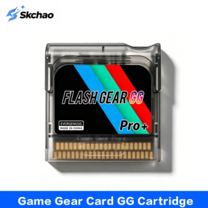 Game Gear Game Card GG Cartridge FlashMaster Cart with 4GB TF Preloaded with 1000+ Games Compatible with Sega Game Gear Console