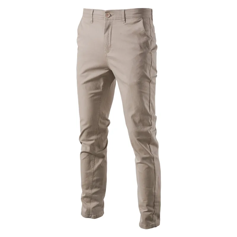 Aiopeson Casual Baumwolle Männer Hosen Einfarbig Slim Fit Männer Hosen Neue Frühling Herbst Hohe Qualität Klassische Business Hosen Männer Aiopeson Casual Baumwolle Männer Hosen Einfarbig Slim Fit Männer Hosen Neue Frühling Herbst Hohe Qualität Klassische Business Hosen Männer – Bild 3