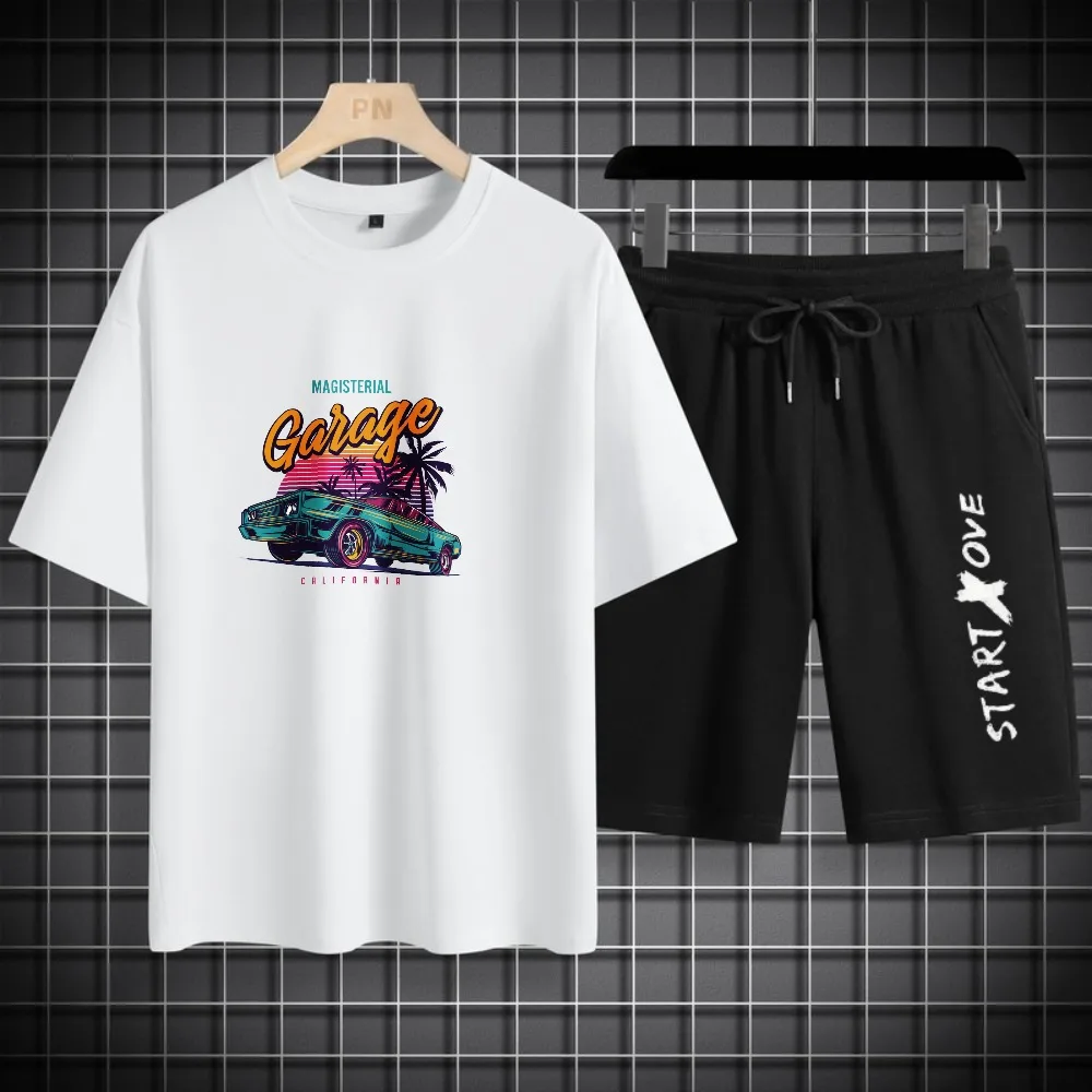 Sommer Schnelltrocknende Herren-Sets Modische Trainingsanzüge Lässige Atmungsaktive Kurzarm 3D-Bedruckte Sport-T-Shirts+Shorts Basketball-Set Sommer Schnelltrocknende Herren-Sets Modische Trainingsanzüge Lässige Atmungsaktive Kurzarm 3D-Bedruckte Sport-T-Shirts+Shorts Basketball-Set – Bild 9