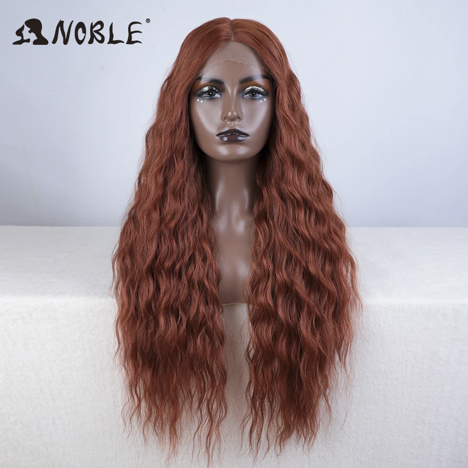 Noble Synthetic Lace Front Wig Long Wavy Ombre Blonde Wig Red Wigs Lace Part Synthetic Lace Wigs For Women Lace Front Wigs Noble Synthetic Lace Front Wig Long Wavy Ombre Blonde Wig Red Wigs Lace Part Synthetic Lace Wigs For Women Lace Front Wigs – Bild 2