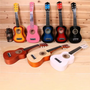 Solid Wood Children's Guitar Classical Multi-color Children's Instrument Toy High Sound Quality 21 Inch Musical Instrument Toy
