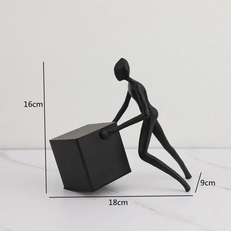 Kreative Abstrakte Menschliche Skulptur Aus Metall, Schwarze Person, Schlafzimmer, Arbeitszimmer, Ornament, Wohnzimmer, Dekoration, Kunst, Heimdekoration, Zubehör Kreative Abstrakte Menschliche Skulptur Aus Metall, Schwarze Person, Schlafzimmer, Arbeitszimmer, Ornament, Wohnzimmer, Dekoration, Kunst, Heimdekoration, Zubehör – Bild 9