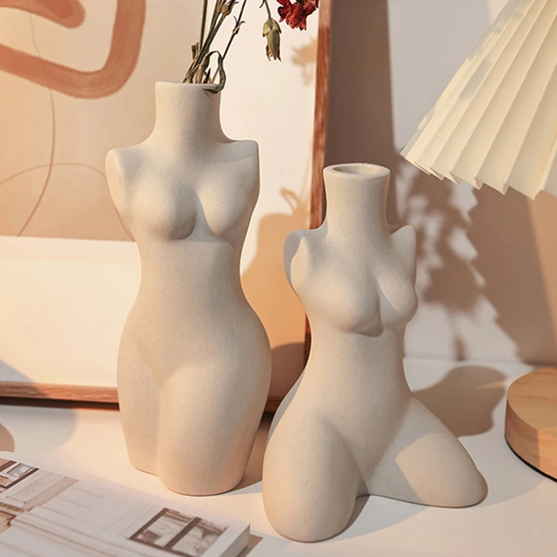 Menschlicher Körper Styling Kunst Vase Silent Wind Keramik Vase Skulptur Weiß Primitiven Embryo Blumen Orgel Ins Hotels Nach Hause Dekorieren Menschlicher Körper Styling Kunst Vase Silent Wind Keramik Vase Skulptur Weiß Primitiven Embryo Blumen Orgel Ins Hotels Nach Hause Dekorieren – Bild 5