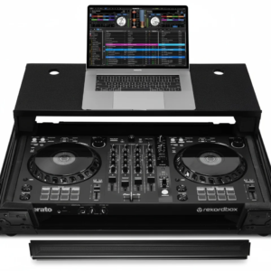 DJ-Equipment-Koffer, Aluminium-Flightcase, Plattenspieler-Aufbewahrungsbox, Mixer-DJ-Rack Passend für PIONEER und DENON, Robuster EVA-Schaumstoff