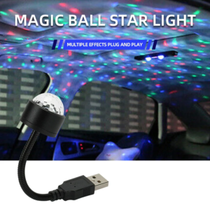 DJ Beleuchtung Sound Party Auto USB Mini Disco Ball Lichter RGB Multi Farbe Auto Atmosphäre Raum dekorationen Lampe Magie Blitzlicht