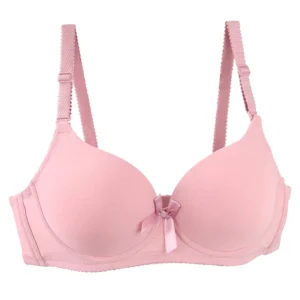 2025 New Sexy Plus Size Bras Bow Sweat Absorption Underwear For Women Solid Smooth Seamless Breathable ABC Cup Lingerie