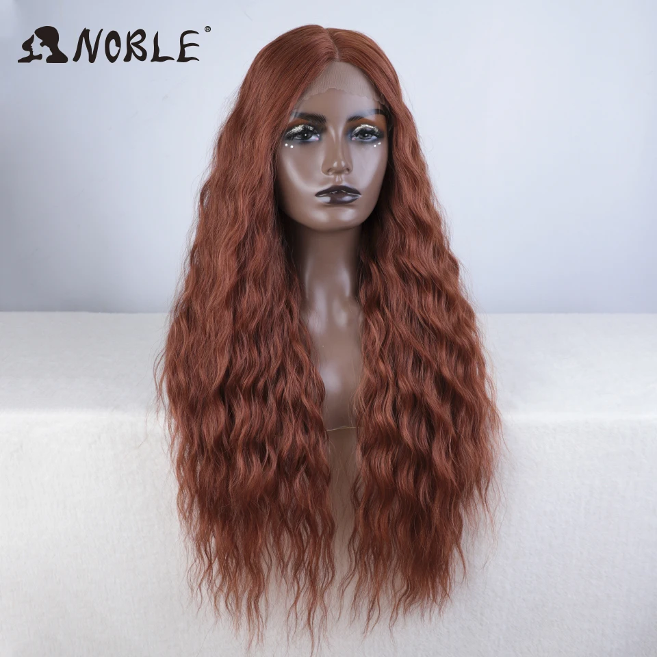 Noble Synthetic Lace Front Wig Long Wavy Ombre Blonde Wig Red Wigs Lace Part Synthetic Lace Wigs For Women Lace Front Wigs Noble Synthetic Lace Front Wig Long Wavy Ombre Blonde Wig Red Wigs Lace Part Synthetic Lace Wigs For Women Lace Front Wigs – Bild 3