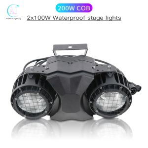 200W COB DMX 2x100w cool white/warm white waterproof blinder control DJ disco equipment bar wedding professional equipment