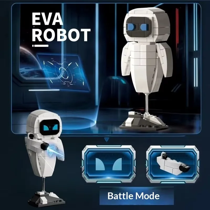Walli Eva Technology Robot Assembly Model Kit Movable Doll Boy Educational Toy Assembly Toy Model Building Block Assembly Walli Eva Technology Robot Assembly Model Kit Movable Doll Boy Educational Toy Assembly Toy Model Building Block Assembly – Bild 5