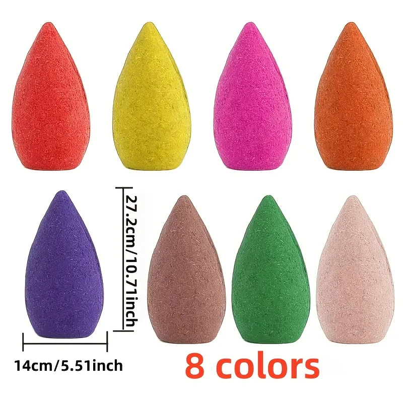 9Er-Pack Bunte Aromatherapie-Räucherstäbchen Für Den Innenbereich Zu Hause, Langanhaltender Duft, Rauch Fällt Für Die Betrachtung Und Entspannung 9Er-Pack Bunte Aromatherapie-Räucherstäbchen Für Den Innenbereich Zu Hause, Langanhaltender Duft, Rauch Fällt Für Die Betrachtung Und Entspannung – Bild 3