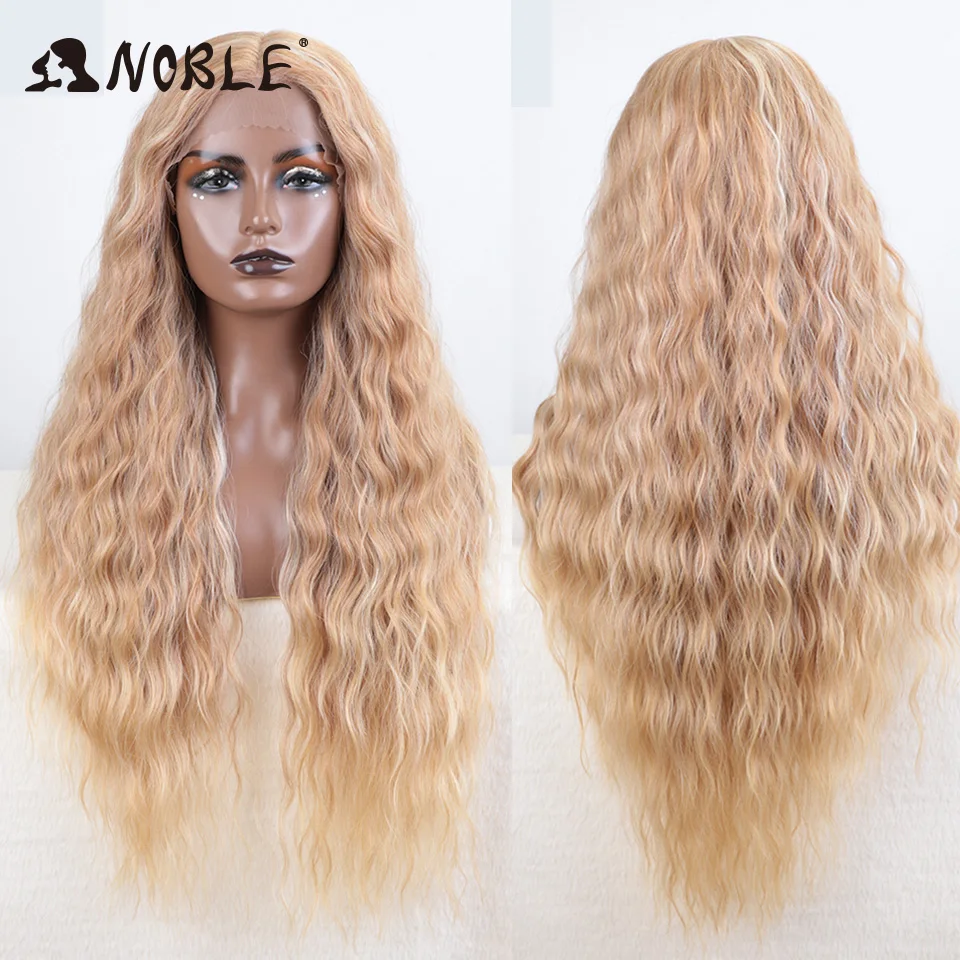 Noble Synthetic Lace Front Wig Long Wavy Ombre Blonde Wig Red Wigs Lace Part Synthetic Lace Wigs For Women Lace Front Wigs Noble Synthetic Lace Front Wig Long Wavy Ombre Blonde Wig Red Wigs Lace Part Synthetic Lace Wigs For Women Lace Front Wigs – Bild 17