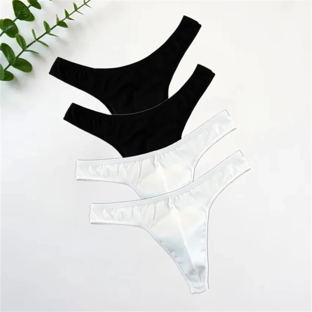 4 Teile/Satz Beutel Männer Tanga Baumwolle Slip Sexy Unterwäsche Slip Einfarbig Männlich Der Bugle Pouch G-Strings Plus Größe M-Xxxl 4 Teile/Satz Beutel Männer Tanga Baumwolle Slip Sexy Unterwäsche Slip Einfarbig Männlich Der Bugle Pouch G-Strings Plus Größe M-Xxxl – Bild 2