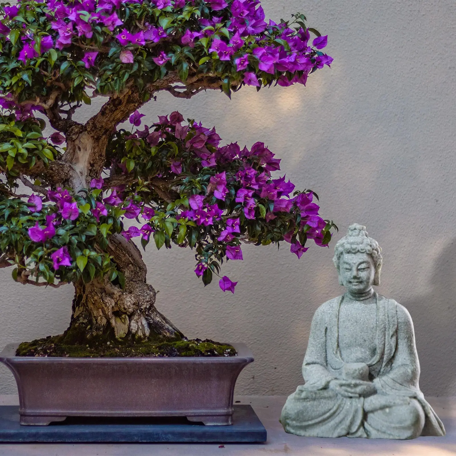 Sandstein Sitzen Buddha Statue Skulptur Für Schrank Home Tischplatte Hinterhof Dekor Sandstein Sitzen Buddha Statue Skulptur Für Schrank Home Tischplatte Hinterhof Dekor – Bild 3