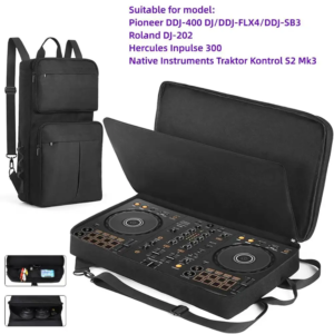 Tragetasche Umhängetasche Rucksack für Pioneer DDJ-400/DDJ-FLX4 für Roland DJ-202 DJ Controller Case Schützende Aufbewahrungstasche