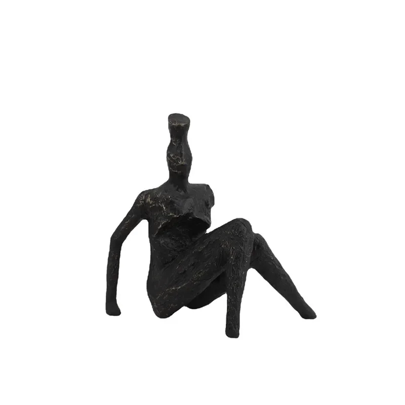 Kreative Abstrakte Menschliche Skulptur Aus Metall, Schwarze Person, Schlafzimmer, Arbeitszimmer, Ornament, Wohnzimmer, Dekoration, Kunst, Heimdekoration, Zubehör Kreative Abstrakte Menschliche Skulptur Aus Metall, Schwarze Person, Schlafzimmer, Arbeitszimmer, Ornament, Wohnzimmer, Dekoration, Kunst, Heimdekoration, Zubehör – Bild 6