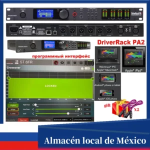 Lautsprecher-Managements ystem 2 in 6 out driverack pa2 dsp digitaler Prozessor profession elles Soundsystem DJ-Equipment-Effektor