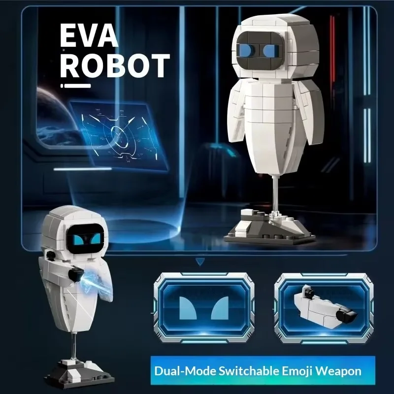 Walli Eva Technology Robot Assembly Model Kit Movable Doll Boy Educational Toy Assembly Toy Model Building Block Assembly Walli Eva Technology Robot Assembly Model Kit Movable Doll Boy Educational Toy Assembly Toy Model Building Block Assembly – Bild 6