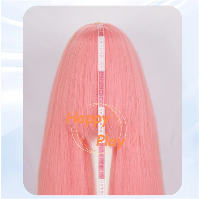 Vorgekrimpte Synthetische 500 G + 100 Cm Anime-Cosplay-Perücke, Rosa Serie, Universelle Dicke, Voluminöse Basic-Perücke Für Damen, Hitzebeständiges Haar Vorgekrimpte Synthetische 500 G + 100 Cm Anime-Cosplay-Perücke, Rosa Serie, Universelle Dicke, Voluminöse Basic-Perücke Für Damen, Hitzebeständiges Haar – Bild 5