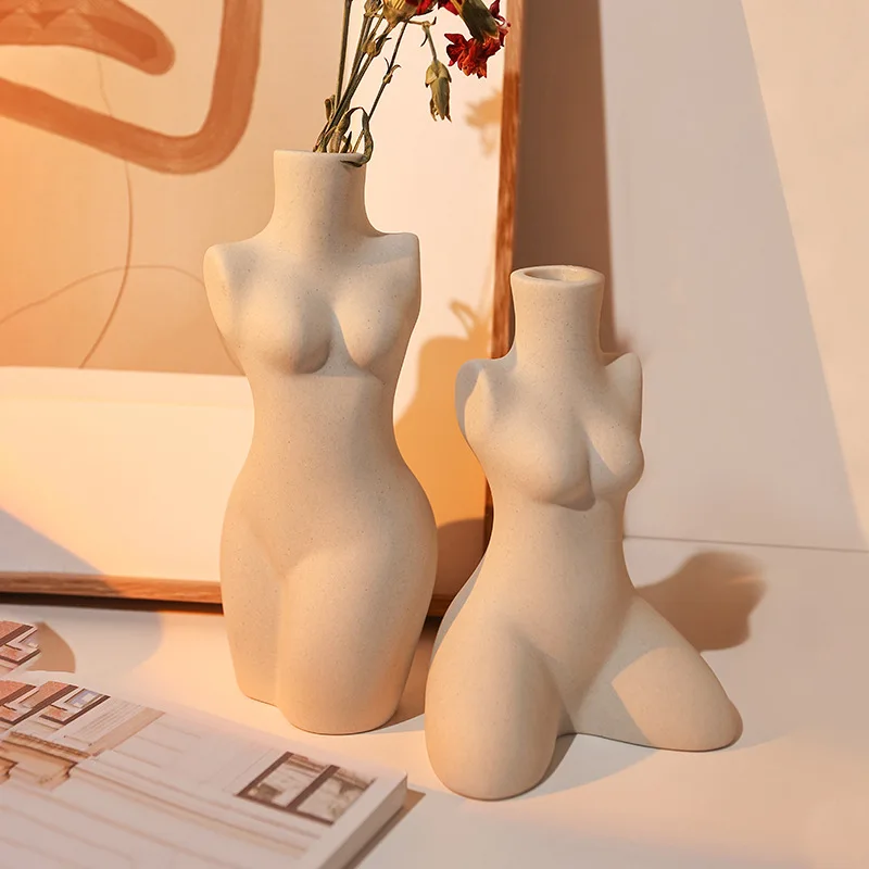 Menschlicher Körper Styling Kunst Vase Silent Wind Keramik Vase Skulptur Weiß Primitiven Embryo Blumen Orgel Ins Hotels Nach Hause Dekorieren Menschlicher Körper Styling Kunst Vase Silent Wind Keramik Vase Skulptur Weiß Primitiven Embryo Blumen Orgel Ins Hotels Nach Hause Dekorieren – Bild 2