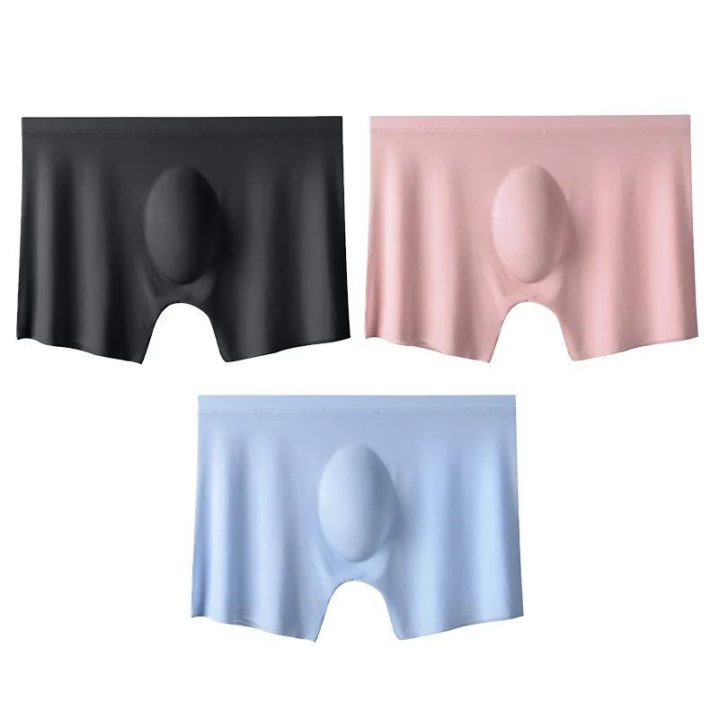 3 Teile/Los Männer Der Sommer Ultra-Dünne Boxer Briefs Eis Seide Nahtlose Unterwäsche Sexy Dessous Unterhose Shorts Atmungsaktive Höschen 3 Teile/Los Männer Der Sommer Ultra-Dünne Boxer Briefs Eis Seide Nahtlose Unterwäsche Sexy Dessous Unterhose Shorts Atmungsaktive Höschen – Bild 5