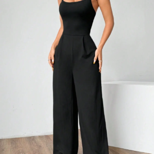 Neuer eleganter Damen-Jumpsuit mit Schulterriemen für Frühling, Sommer und Herbst