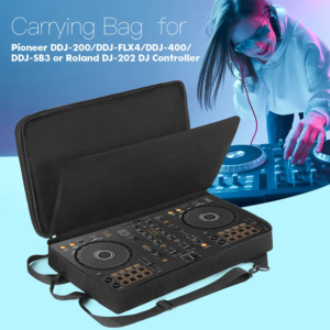 DJ-Rucksack für Pioneer DDJ-400 DDJ-FLX4/Roland DJ-202 DJ-Controller, Tragetasche mit verstellbarem Riemen, Reise-Aufbewahrungstasche
