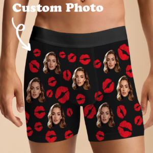 Personalisierte Herren-Boxershorts mit individuellem Foto, lustige, personalisierte Herren-Shorts, sechs Größen erhältlich, Geschenk für Ihn