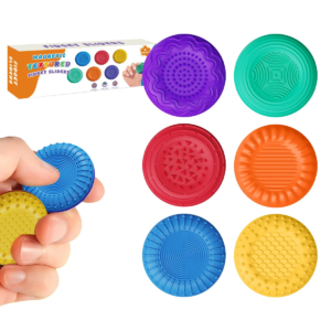 Magnetisches Zappelspielzeug für Erwachsene und Kinder – Strukturiertes sensorisches Spielzeug für Autismus-Kinder, Angstlinderung – leiser Stress-Zappel-Schieber